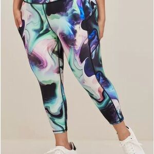 Colorful Abstract Print Leggings